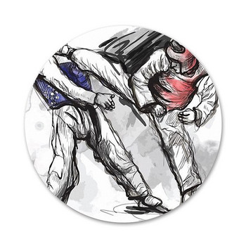 New Arrival Sport Taekwondo Badge Καρφίτσα Αξεσουάρ καρφίτσας για Ρούχα Δώρο Δώρο Σακίδιο πλάτης