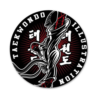 Naujas sportinis taekwondo Ženkliukas Sagės Smeigtukas Priedai drabužiams Kuprinės papuošimo dovana