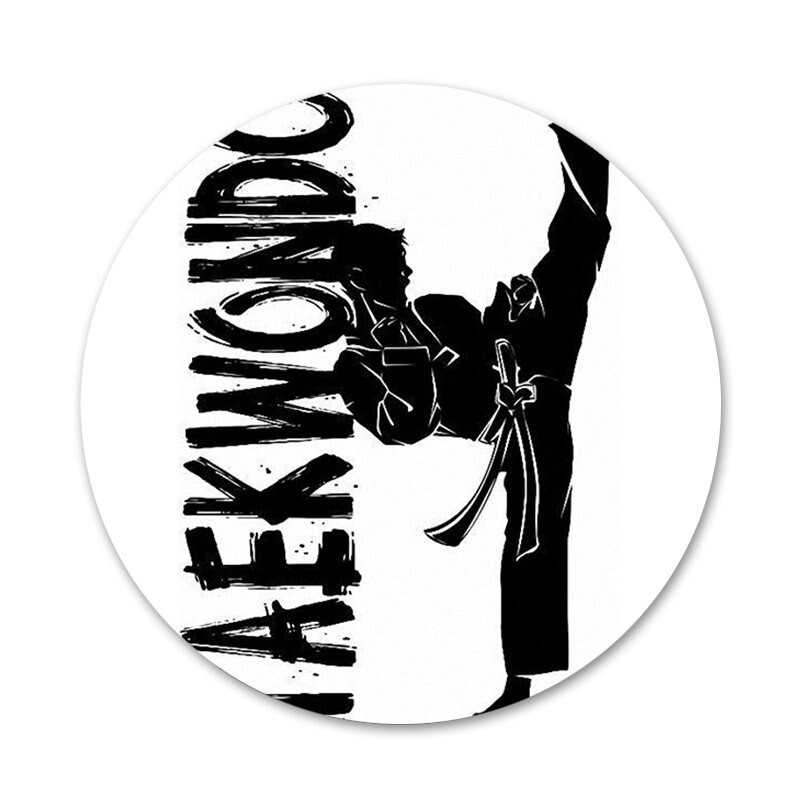 Naujas sportinis taekwondo Ženkliukas Sagės Smeigtukas Priedai drabužiams Kuprinės papuošimo dovana