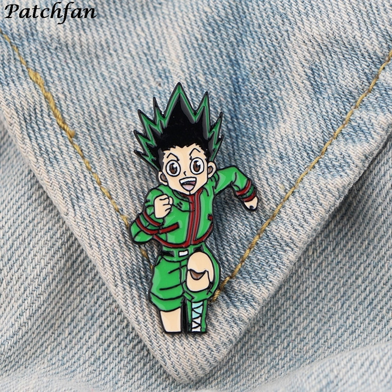 AD372 Patchfan emajlirane igle Anime broševi igle za revere Torba za košulju Bedž Nakit Poklon