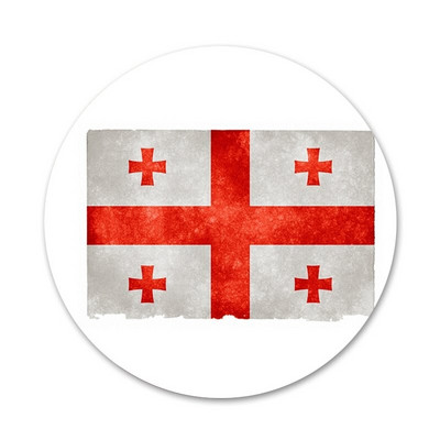 Georgia Grunge lipp bännerikoonid nööpnõelad märkide kaunistus prossid metallist märgid riiete jaoks seljakoti kaunistus 58 mm