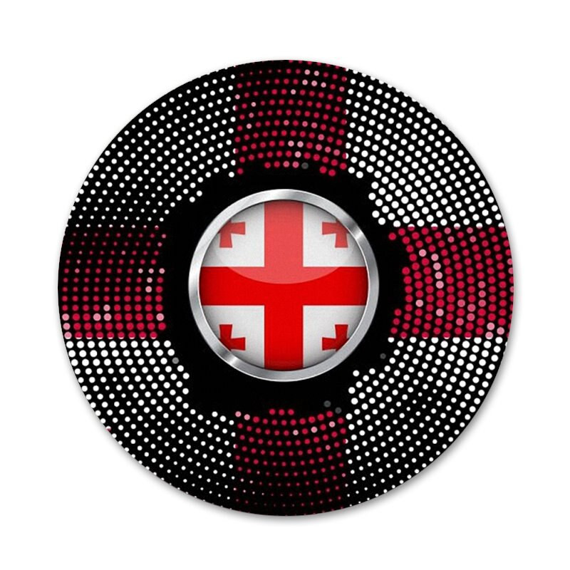 Georgia Grunge lipp bännerikoonid nööpnõelad märkide kaunistus prossid metallist märgid riiete jaoks seljakoti kaunistus 58 mm