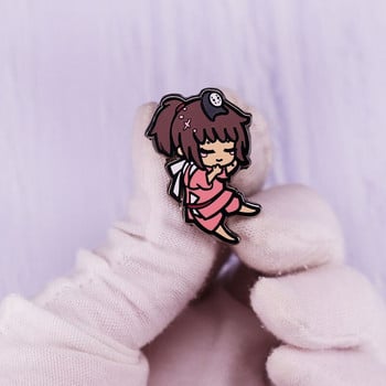 Μοναδικό δώρο Μοναδικό δώρο C1886 Spirited Aways Hard Enamel Pin