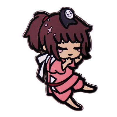 Μοναδικό δώρο Μοναδικό δώρο C1886 Spirited Aways Hard Enamel Pin