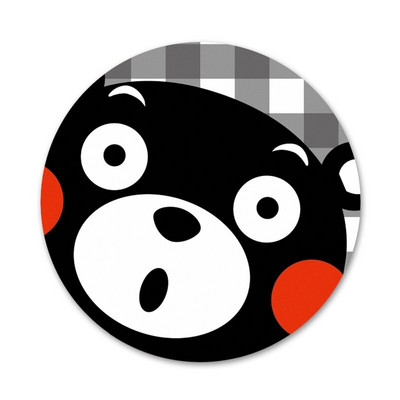 58mm armas Kumamon Danganronpa Monokuma ikoonid nööpnõelad märgi kaunistus prossid metallist märgid riiete jaoks seljakoti kaunistus