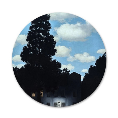 Rene Magritte Badge Καρφίτσα Καρφίτσα Αξεσουάρ για Ρούχα Σακίδιο πλάτης Διακόσμηση δώρο 58mm