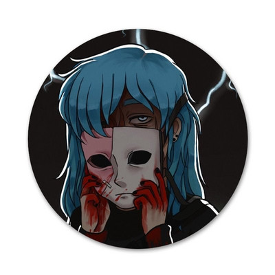 Sally Face Game Badge Broš Igla Dodaci za odjeću Ruksak Dekoracija poklon 58 mm