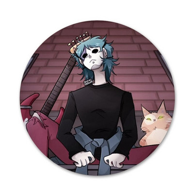 Sally Face Game Badge Broš Igla Dodaci za odjeću Ruksak Dekoracija poklon 58 mm