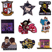 AD1138 emailiga nööpnõel multifilm armas pross, metallist reväärnõel Anime prossid naistele meestele ehted kingitused