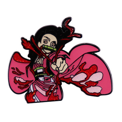 AD1138 emailiga nööpnõel multifilm armas pross, metallist reväärnõel Anime prossid naistele meestele ehted kingitused