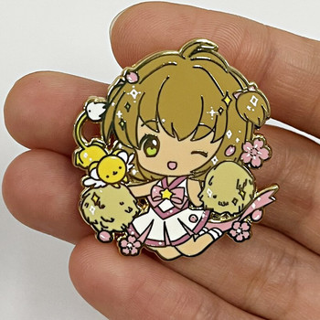 C3990 Cute Cardcaptor Sakura Καρφίτσες με σκληρό σμάλτο για σακίδια Γυναικείες καρφίτσες σε ρούχα Σήματα κοσμήματα Δώρο