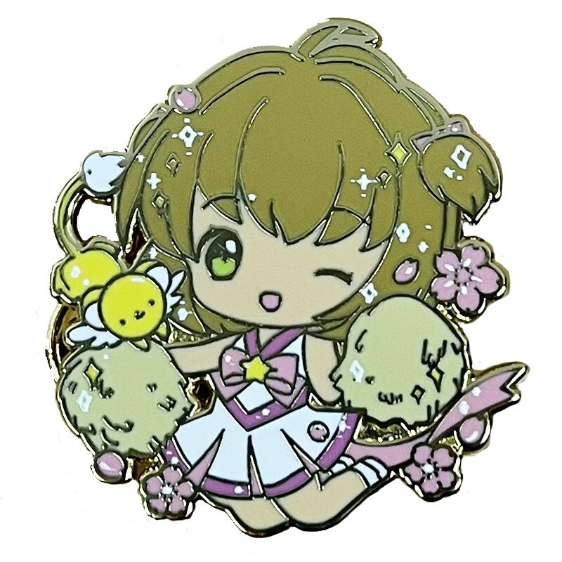 C3990 Cute Cardcaptor Sakura Καρφίτσες με σκληρό σμάλτο για σακίδια Γυναικείες καρφίτσες σε ρούχα Σήματα κοσμήματα Δώρο