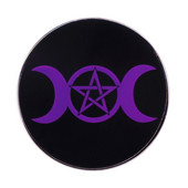 C1908 Triple Moon Goddess Wicca Witch Pentagram Magic Woman Emajl Pin Igle za revere za ruksake Broš za odjeću Nakit