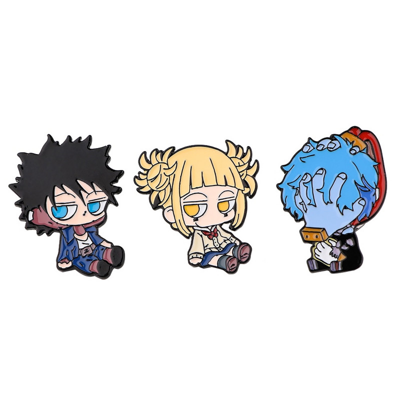 DB903 My Hero Academia Anime Broșă pentru rucsac Ace emailate Broșe metalice pentru bărbați, femei, insigne Ace, broșă Attack On Titan