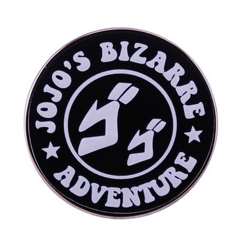 C2722 Ιαπωνικό Anime JOJO Kono Dio Da Enamel Pin Καρφίτσες πέτο Σακίδια πλάτης Καρφίτσες για ρούχα Διακοσμητικά κονκάρδα κοσμήματα αξεσουάρ