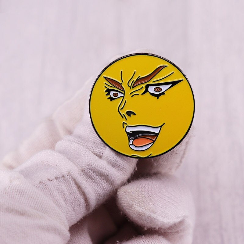 C2722 Anime japonez JOJO Kono Dio Da Ace emailat pentru rever Rucsaci Brose pentru haine Insignă decorativă Accesorii de bijuterii