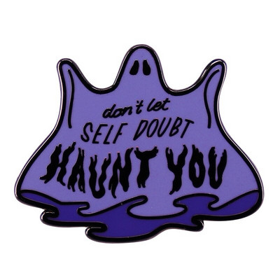 C1684 Ljubičasti duh Halloween broš za značke za odjeću s dodacima za iglice za anime za nakit Poklon Manga značka za ruksak