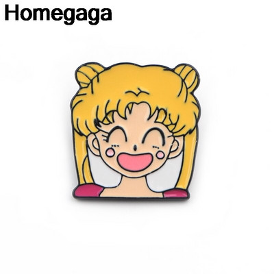 Homegaga Kravata od legure cinka Crtić Cute Pins ruksak odjeća broševi za žene šešir ukras značke medalje D2255