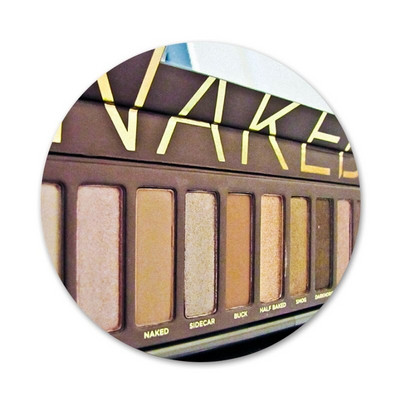 58mm Naked Palette Fashion Glam Machiaj Icoane pentru ochi Ace de decorare insignă Broșe Insigne metalice pentru haine Decorare rucsac