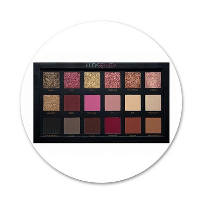 58mm Naked Palette Fashion Glam Machiaj Icoane pentru ochi Ace de decorare insignă Broșe Insigne metalice pentru haine Decorare rucsac