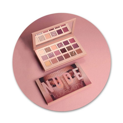 58mm Naked Palette Fashion Glam Machiaj Icoane pentru ochi Ace de decorare insignă Broșe Insigne metalice pentru haine Decorare rucsac