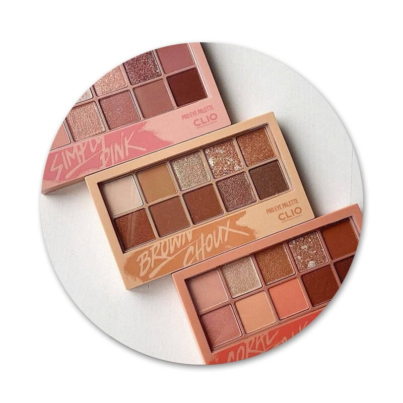 58mm Naked Palette Fashion Glam Machiaj Icoane pentru ochi Ace de decorare insignă Broșe Insigne metalice pentru haine Decorare rucsac