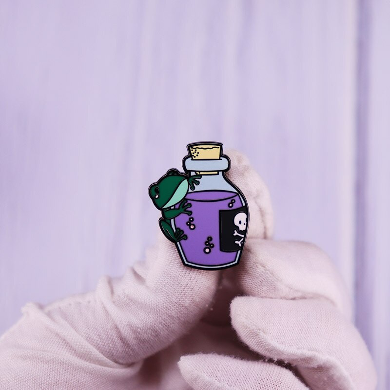 C1900 armas konn emailiga nööpnõelad loomad lapsed seljakott kott märgid demiin jope riided prossid kingitus lapsele