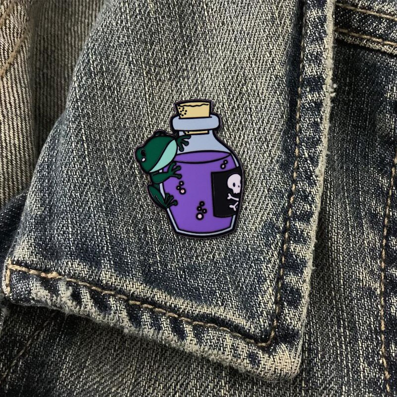 C1900 armas konn emailiga nööpnõelad loomad lapsed seljakott kott märgid demiin jope riided prossid kingitus lapsele