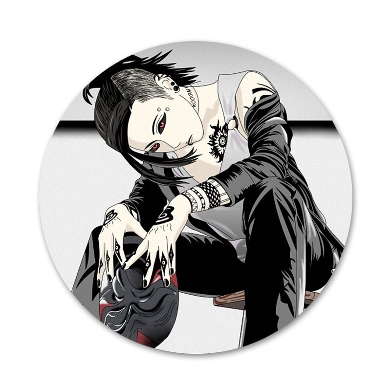 Japan anime Tokyo Ghoul Uta Ikone Igle Dekoracija znački Broševi Metalne značke za odjeću Dekoracija ruksaka