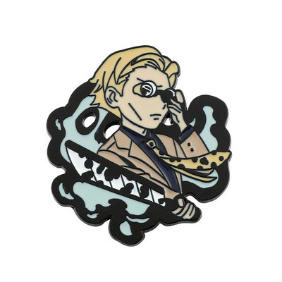 C3102 kollektsioonid Jaapani anime ikoonid Jujutsu Kaisen emailiga nööpnõel Prossid riided seljakott krae märk rinnanõel Ehted kingitused