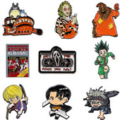 AD1271 Desen animat Halloween Insigne anime japoneze Ace emailate Brose personalizate Ace de rever pentru rucsacuri Decorare Accesorii de bijuterii