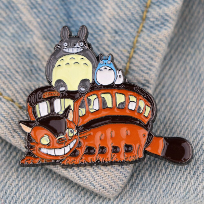 AD1271 Desen animat Halloween Insigne anime japoneze Ace emailate Brose personalizate Ace de rever pentru rucsacuri Decorare Accesorii de bijuterii