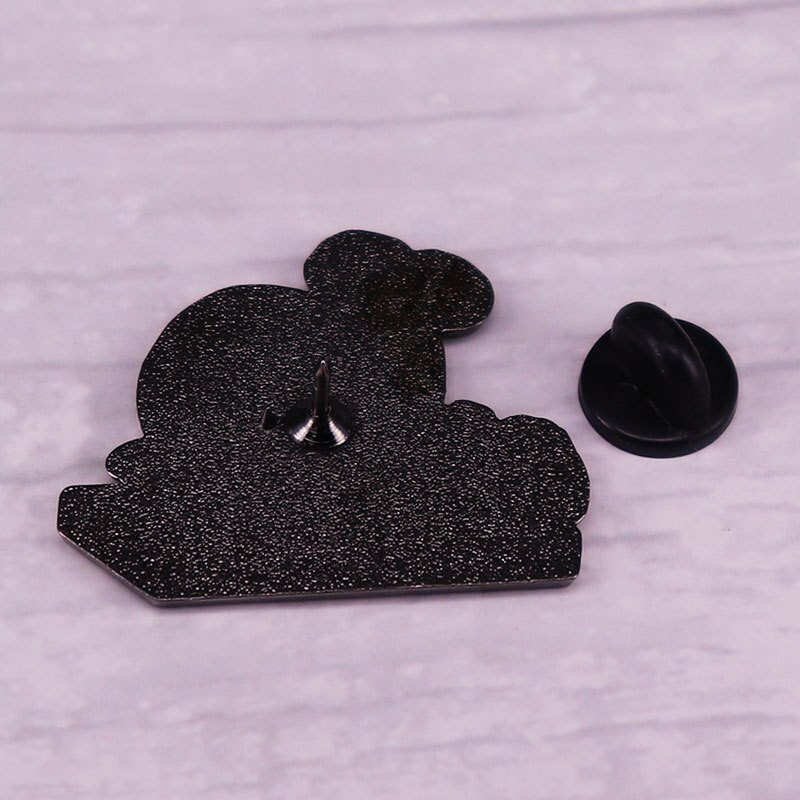 C1775 Nuttetigu kokk Emaili nööpnõelad riiete jaoks Märgid seljakotil Reväärinõel Kaunistus Kingitused sõpradele Ehted Aksessuaarid