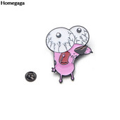 Homegaga Pas Metalne emajlirane igle Trendy para ruksak košulja odjeća broševi značke za muškarce žene D1499