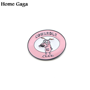 Homegaga Dog Metal Enamel pins Trendy пара раница риза дрехи брошки значки за мъже жени D1499
