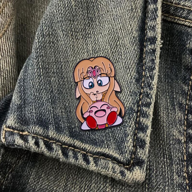 C3064 Princeza u stilu crtića Broševi za odjeću Igle za revere na odjeći Cool značke za ruksake Nakit Dodaci Pokloni