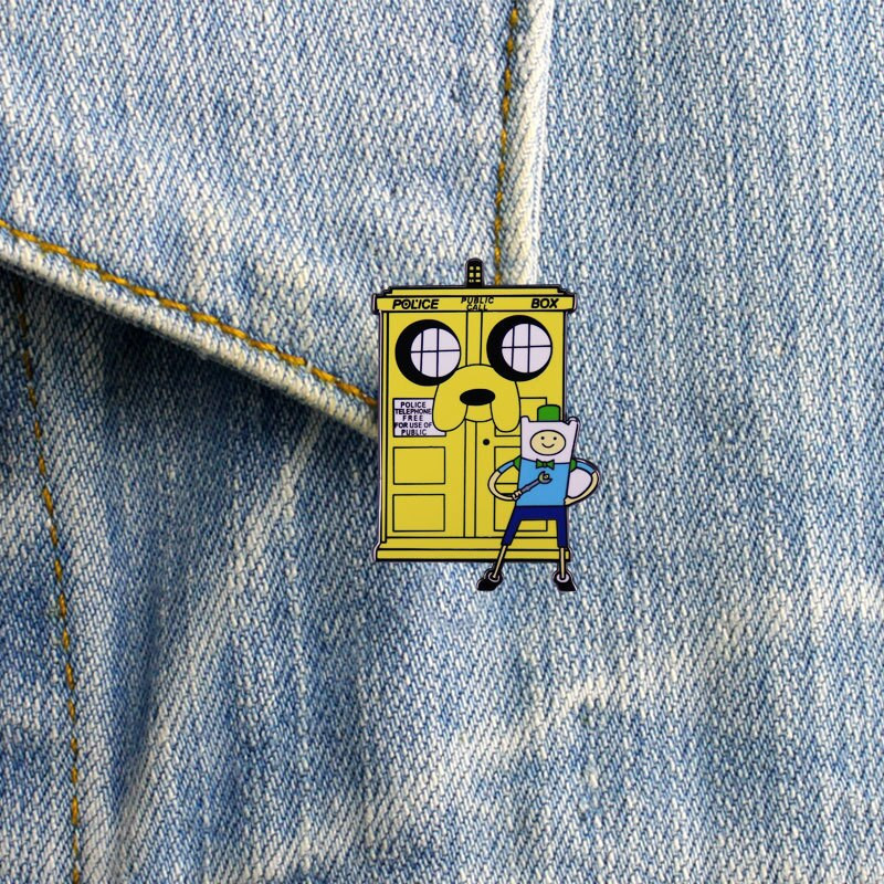 C2217 Vintage emajlirana igla Anime igle Značke na ruksaku Slatke stvari Dodaci za nakit Film Manga Poklon Broševi Značka za rever