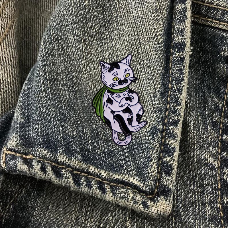 C1999 Χαριτωμένα Anime Καρφίτσες από σμάλτο για γάτες Καρφίτσες Γυναικείες Ανδρικές τσάντες πλάτης Σήμα μόδας πέτο Κοσμήματα Παιδιά Φίλοι Δώρα