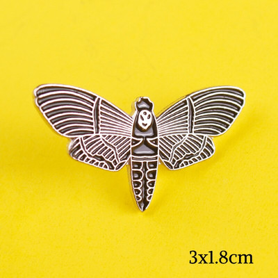 Punk Skull Pross Märgid seljakotil Märgid riiete jaoks Emaili nööpnõelad seljakottide jaoks Riided Revääri nööpnõel Märk Kingitus Aksessuaarid Dekoratsioon