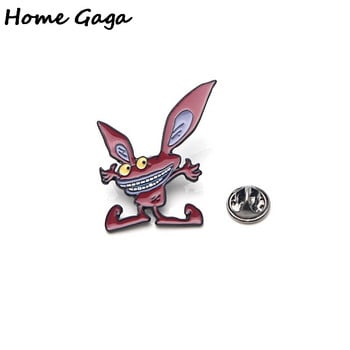 Homegaga monsters Zimbo Krumm Gromble Zinc tie Pins дрехи брошки за мъже жени шапка декорация значки медал D1327