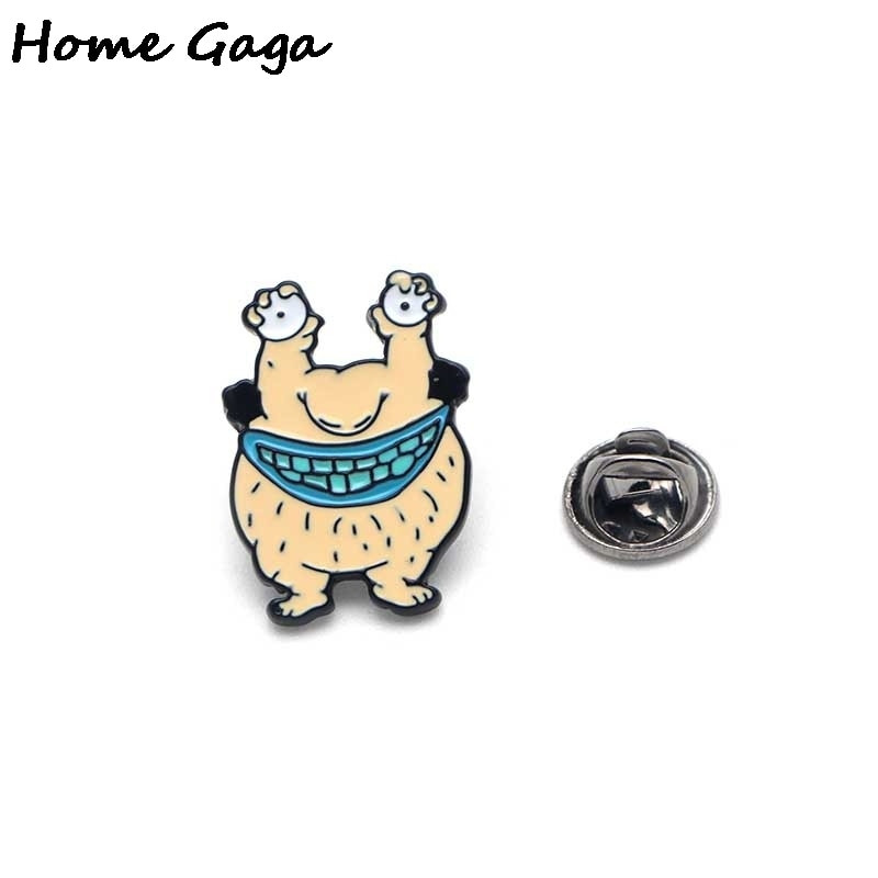 Homegaga čudovišta Zimbo Krumm Gromble Zinc tie Pins odjeća broševi za muškarce žene kapa ukras značke medalja D1327