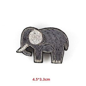 Uradi sam nove visokokvalitetne 3D ručno vezene bedževe, glava ptice, paunovo pero, aplikacija za narukvicu za kaput, broš na hlače