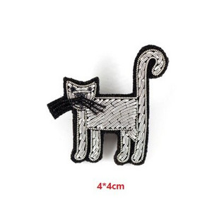 Uradi sam nove visokokvalitetne 3D ručno vezene bedževe, glava ptice, paunovo pero, aplikacija za narukvicu za kaput, broš na hlače