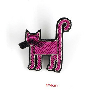 Uradi sam nove visokokvalitetne 3D ručno vezene bedževe, glava ptice, paunovo pero, aplikacija za narukvicu za kaput, broš na hlače