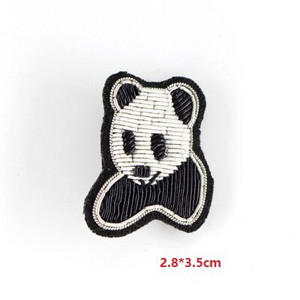 Uradi sam nove visokokvalitetne 3D ručno vezene bedževe, glava ptice, paunovo pero, aplikacija za narukvicu za kaput, broš na hlače