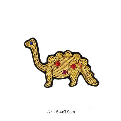 Uradi sam nove visokokvalitetne 3D ručno vezene bedževe, glava ptice, paunovo pero, aplikacija za narukvicu za kaput, broš na hlače