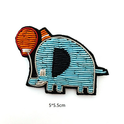 Uradi sam nove visokokvalitetne 3D ručno vezene bedževe, glava ptice, paunovo pero, aplikacija za narukvicu za kaput, broš na hlače