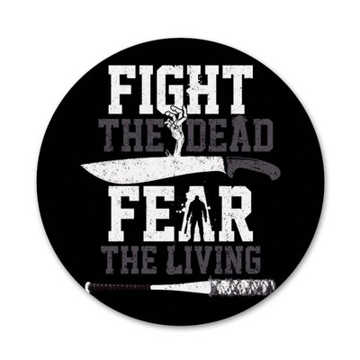 The Walking Dead Camiseta Icons Pins Διακοσμητικό σήμα Καρφίτσες Μεταλλικές κονκάρδες για ρούχα Διακόσμηση σακιδίου πλάτης