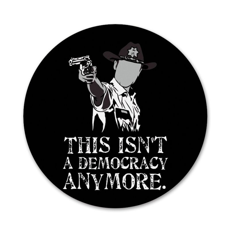 The Walking Dead Camiseta Icons Pins Διακοσμητικό σήμα Καρφίτσες Μεταλλικές κονκάρδες για ρούχα Διακόσμηση σακιδίου πλάτης