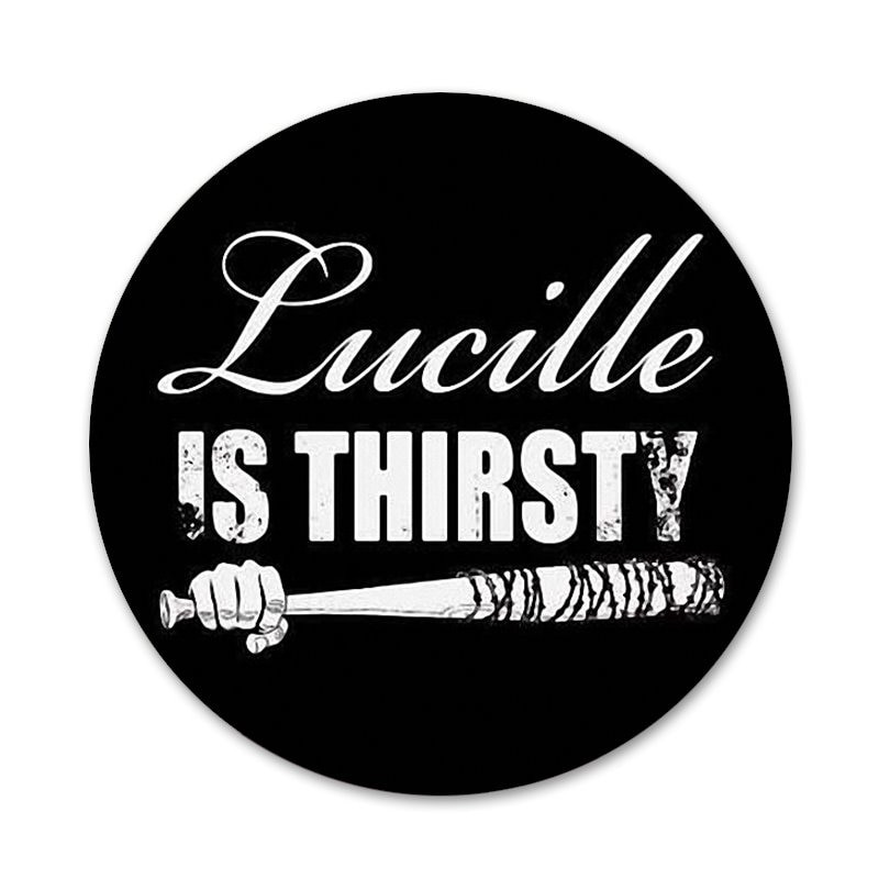 The Walking Dead Camiseta Icons Pins Διακοσμητικό σήμα Καρφίτσες Μεταλλικές κονκάρδες για ρούχα Διακόσμηση σακιδίου πλάτης